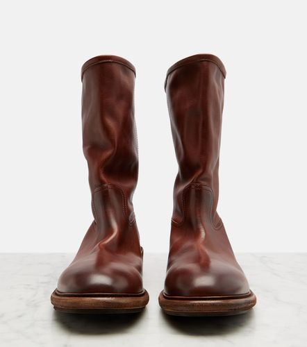 Prada Leather mid-calf boots - Prada - Modalova