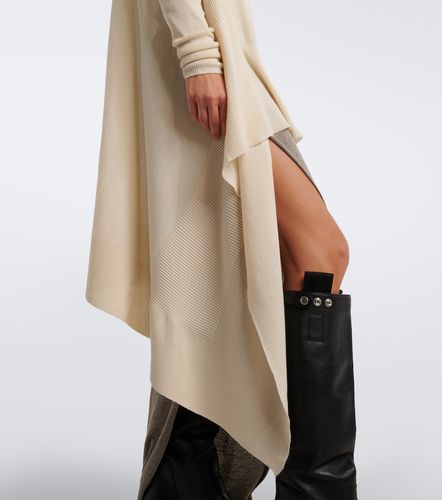 Asymmetric virgin wool cardigan - Rick Owens - Modalova