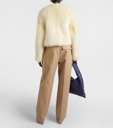 Cropped shearling jacket - Bottega Veneta - Modalova