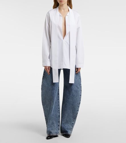 Alaïa Blusa Scarf in cotone - Alaia - Modalova