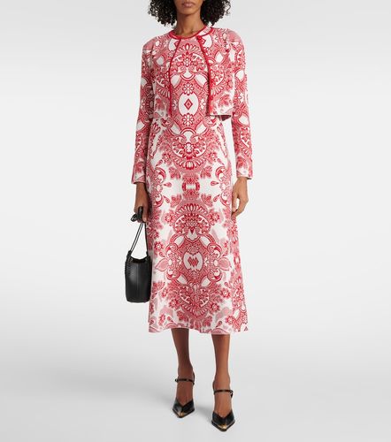 Cardigan cropped con stampa paisley - Etro - Modalova