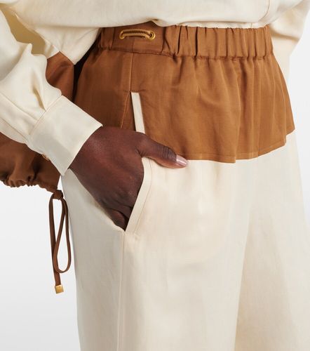 Weite Hose Gestro aus Leinen und Seide - Max Mara - Modalova