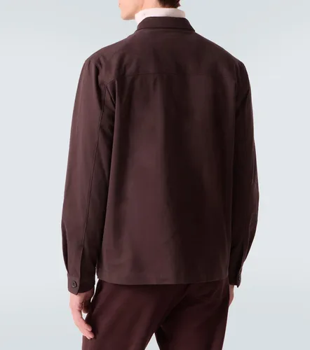 Cotton and cashmere overshirt - Sunspel - Modalova