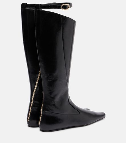 Twisted leather knee-high boots - Tory Burch - Modalova