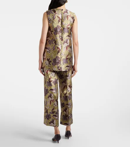 Alemais Citron floral cropped pants - Alemais - Modalova