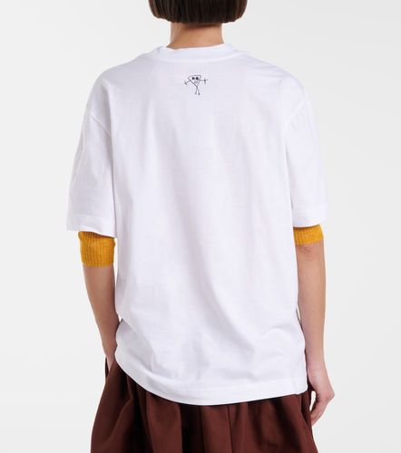 Camiseta de jersey de algodón estampada - Plan C - Modalova