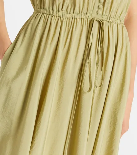 Vestido midi plisado - Polo Ralph Lauren - Modalova