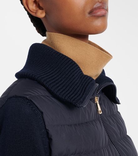 Moncler Paneled quilted down jacket - Moncler - Modalova