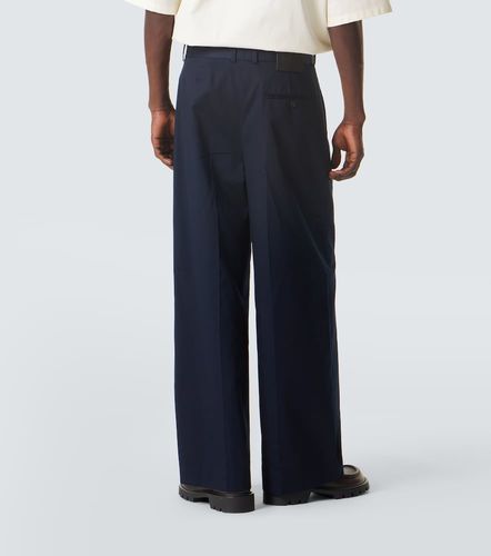 Pantalones anchos de gabardina de algodón - Loewe - Modalova