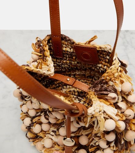 Pom Pom beaded top-handle bag - Aquazzura - Modalova