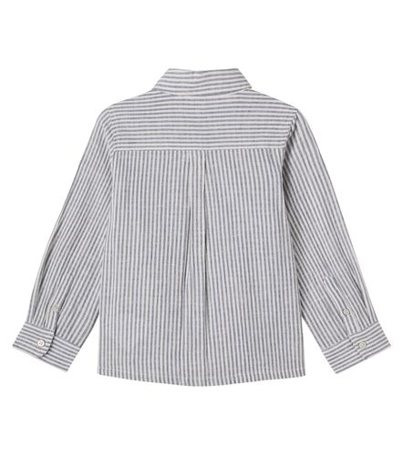 Camisa Nathan de algodón y lino a rayas - Bonton - Modalova
