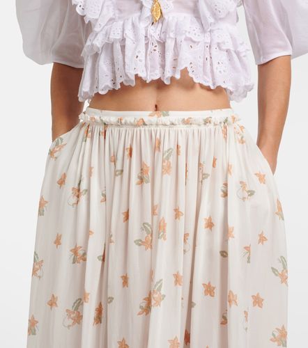 Chloé Falda larga de seda floral - Chloe - Modalova