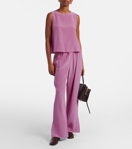 Pantaloni Loreto a gamba larga in crêpe - Asceno - Modalova