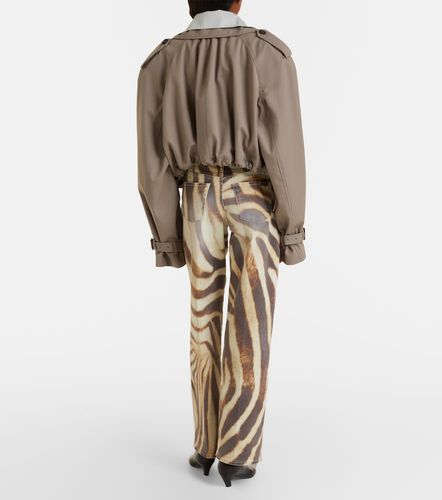 Stovepipe zebra-print straight jeans - 7 For All Mankind - Modalova
