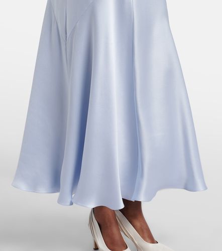 Abito lungo in satin di seta - Gabriela Hearst - Modalova