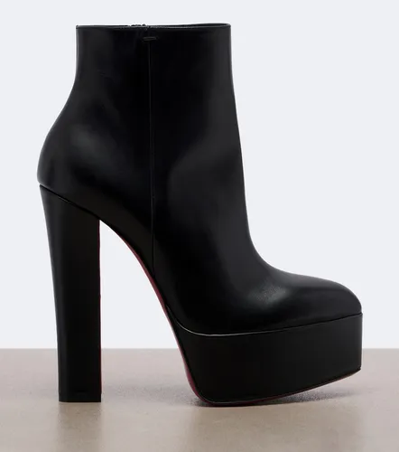 Jenna leather platform ankle boots - Christian Louboutin - Modalova