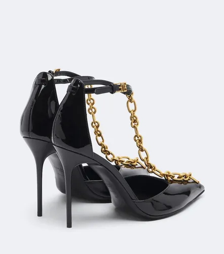 Chain-detail patent leather pumps - Balmain - Modalova