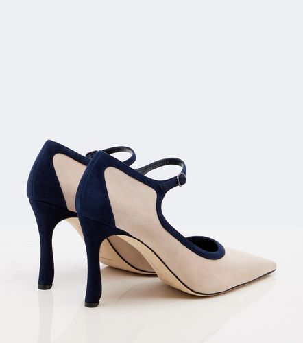 Churla suede Mary Jane pumps - Manolo Blahnik - Modalova