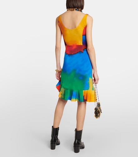 Printed asymmetrical minidress - Rabanne - Modalova