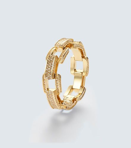 Deco Link 18kt ring with diamonds - Shay Jewelry - Modalova