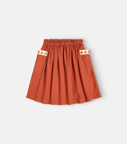 Falda de algodón fruncida - Bobo Choses - Modalova