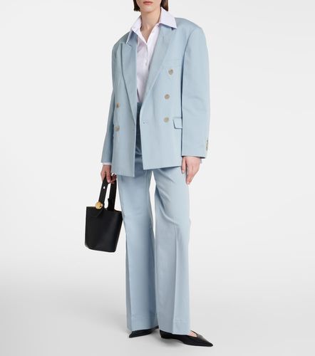 Pantalones flared en mezcla de algodón - Plan C - Modalova
