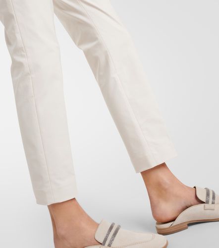 Slim Low-Rise Hose Pull Up - Brunello Cucinelli - Modalova