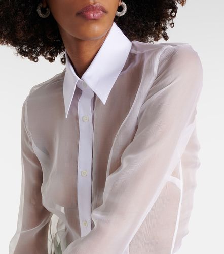 Camisa en mezcla de seda y algodón - Dries Van Noten - Modalova