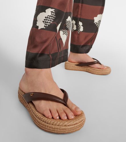 Sandali espadrillas infradito con platform - Gianvito Rossi - Modalova