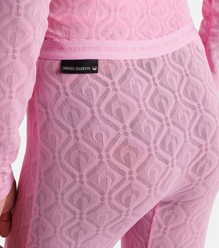 Leggings Moon Diamant de malla - Marine Serre - Modalova
