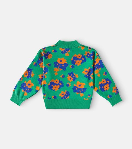 Jersey Flowers en mezcla de algodón y lana - Tinycottons - Modalova