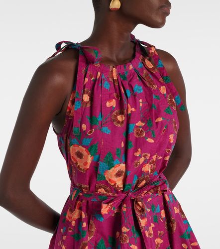 Vestido corto Brienne de algodón floral - Ulla Johnson - Modalova