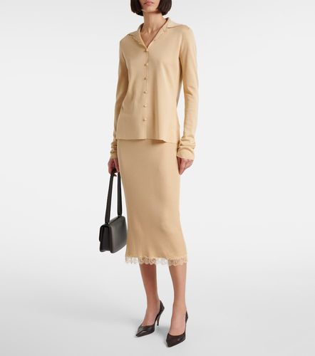 Gonna midi Indira in misto seta - The Row - Modalova