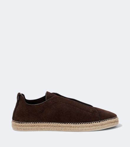 Triple Stitch suede espadrilles - Zegna - Modalova