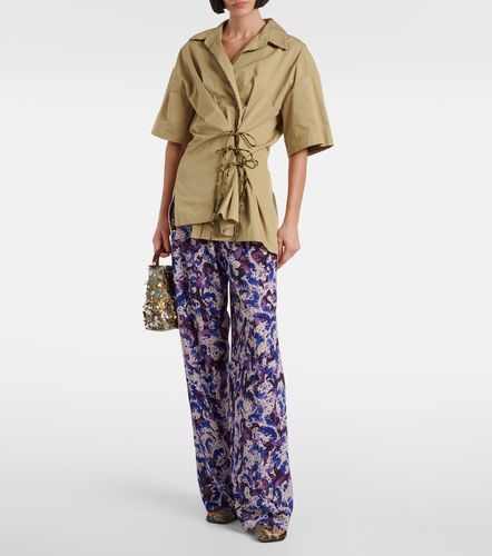 Camisa de sarga de algodón - Dries Van Noten - Modalova