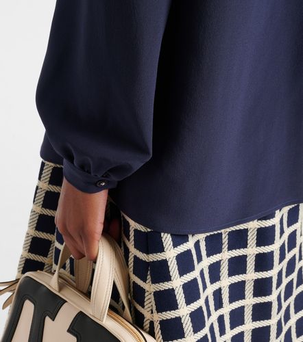 Ruffled silk crepe de chine blouse - Valentino - Modalova