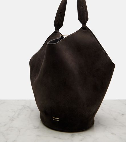 Secchiello Lotus Small in suede - Khaite - Modalova