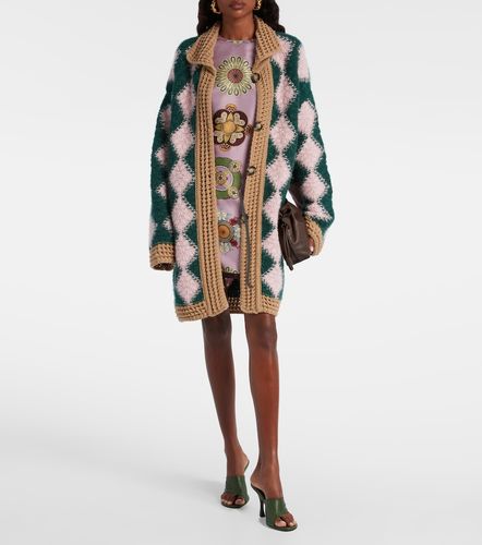 Crochet wool-blend cardigan - La DoubleJ - Modalova