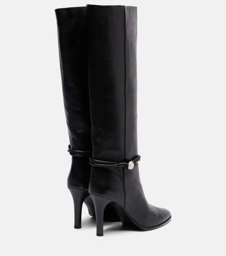 Ieva Button 90 leather knee-high boots - Isabel Marant - Modalova