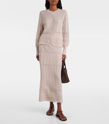 Gonna midi Rythmee in lana e cashmere - Eres - Modalova