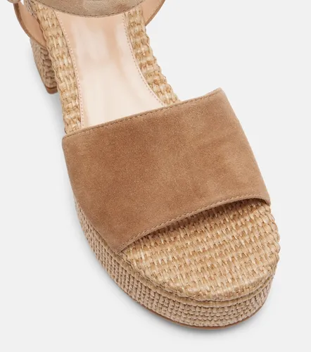 Carol suede espadrille wedges - Gianvito Rossi - Modalova