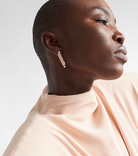 Kt drop earrings with diamonds - Anita Ko - Modalova