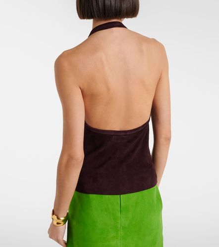 Stouls Top Cherry aus Veloursleder - Stouls - Modalova