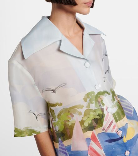 Leo Lin Casey printed silk shirt - Leo Lin - Modalova