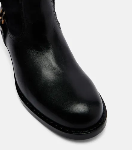Ildra 35 leather and suede ankle boots - Isabel Marant - Modalova