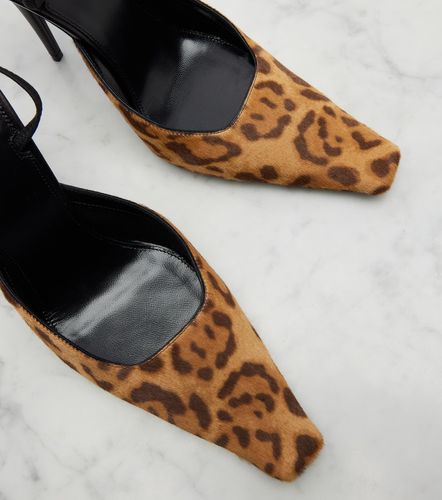 Pumps slingback Tuileries 110 con stampa leopardata - Saint Laurent - Modalova