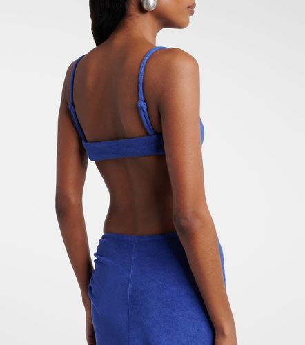Cotton-blend terry bra top - Christopher Esber - Modalova