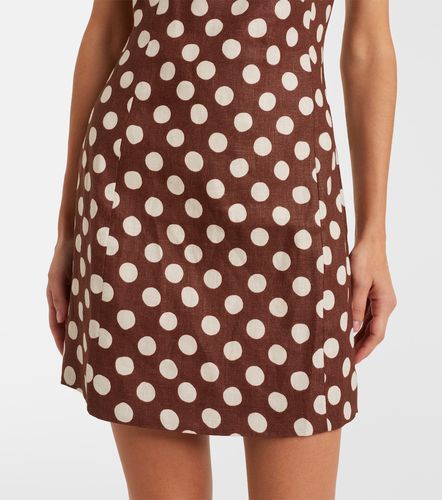 Lydie polka-dot linen minidress - Faithfull - Modalova