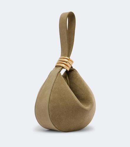 Zambia Ring Small suede top-handle bag - Amanu - Modalova