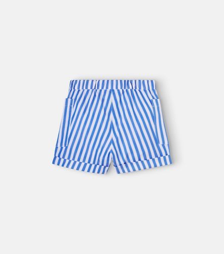 X Maison Kitsuné shorts de algodón a rayas - Bonpoint - Modalova